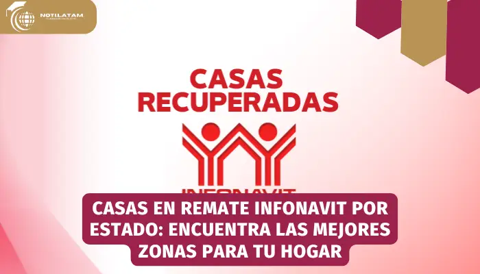 Casas en remate Infonavit por estado: Encuentra las mejores zonas para tu hogar